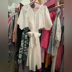 Merlette Lante Gathered V-Neck Dress